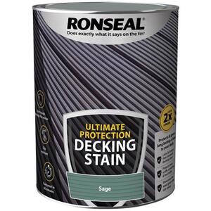 Ronseal Ultimate Protection Decking Stain Sage 5 litre