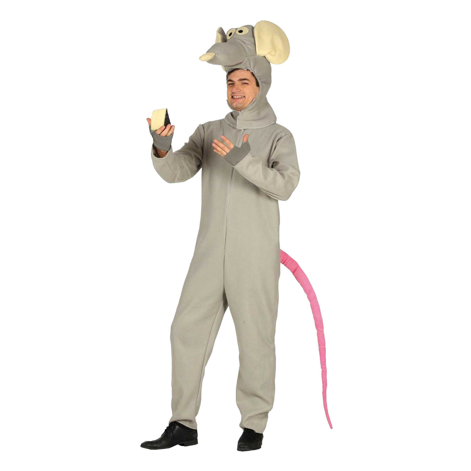 Fiestas Guirca Unisex Adult Mouse Costume - Grey / L