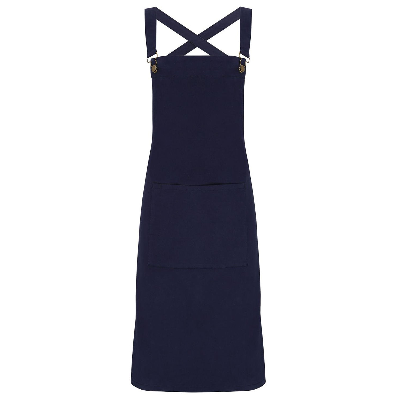 Premier Barista Cross Back Full Apron - Navy