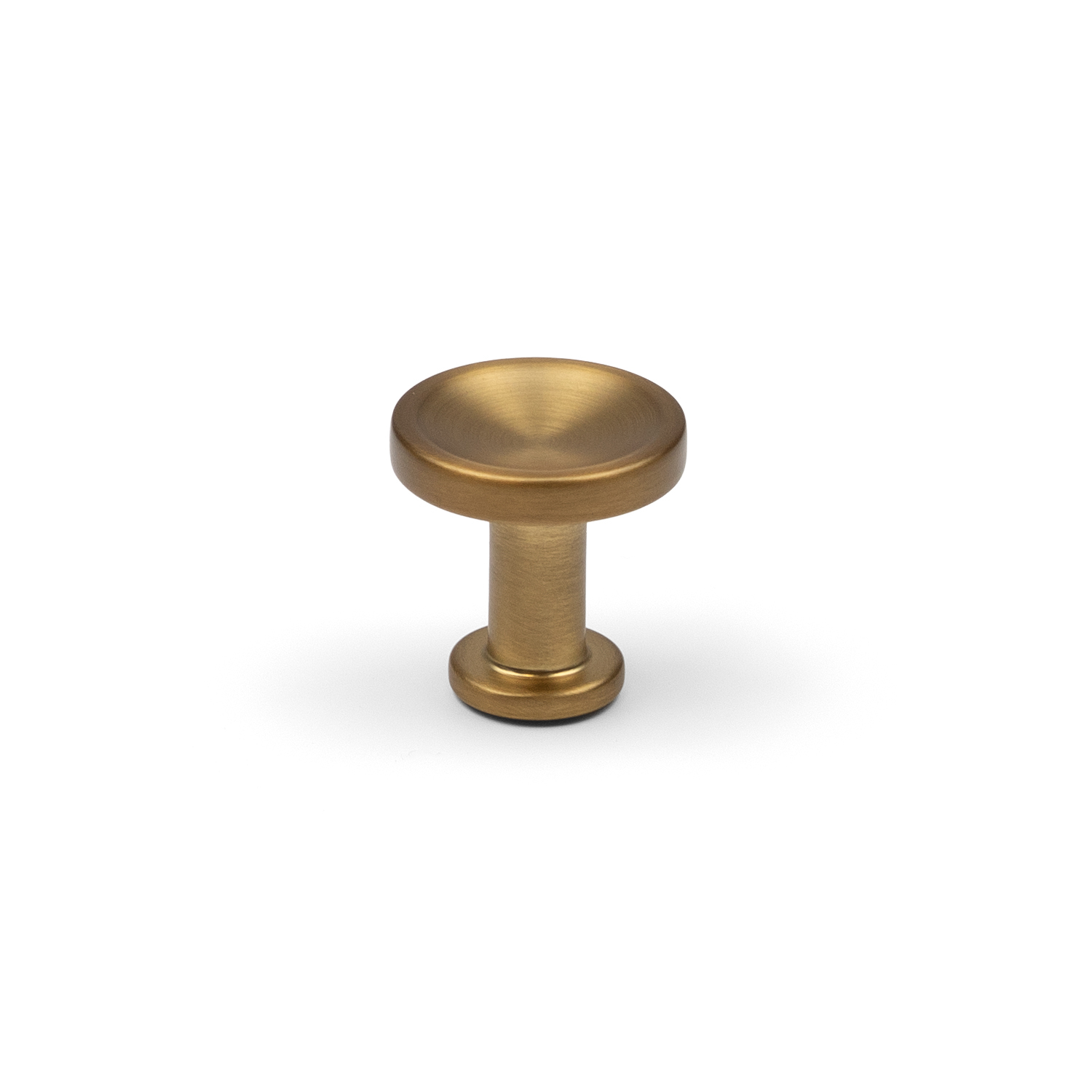 (30Mm Knob) Brushed Brass Modern Grooved Cabinet Handles & Matching Knobs Pulls - Image 2