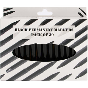 Pack of 30 Permanent Markers