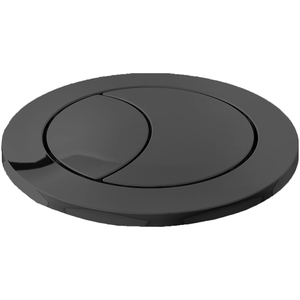 Toilet Cistern Luxury Dual Flush Push Button Kit (Black)