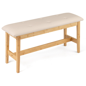 Button Tufted Bench