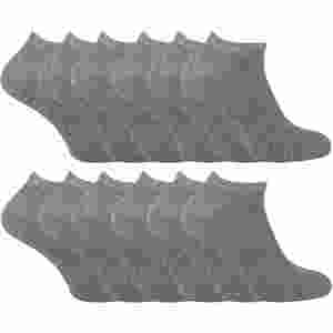 Kids 12 Pairs Soft Cotton Breathable Trainer Socks