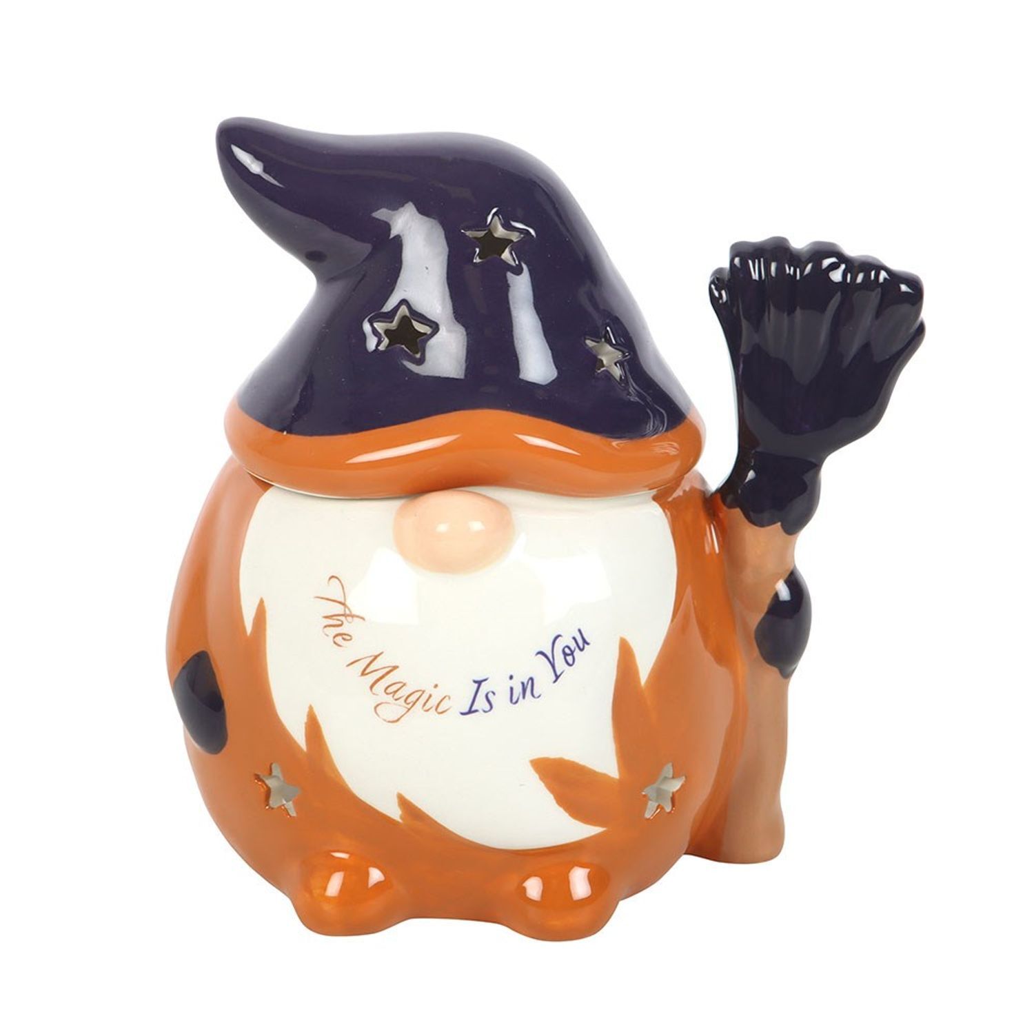 Something Different The Magic Is In You Gonk Oil Burner - Brown/White/Navy