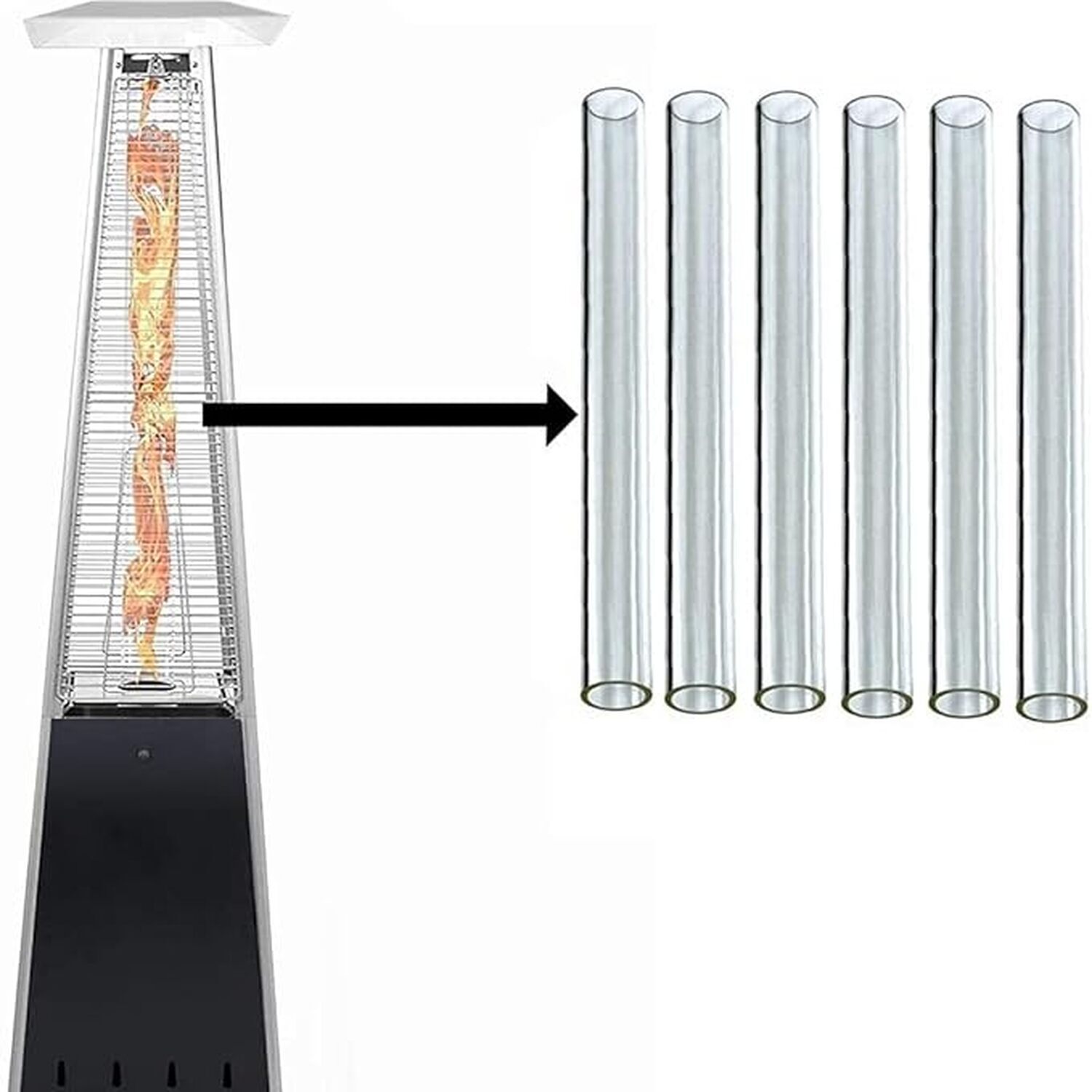 Image of Glass Tube Replacement ¿ Fits Pyramid&hellip;