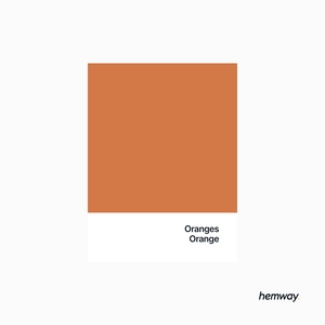 Hemway Chalk Paint Flat Matt Orange 1L