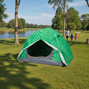 Darphe Portable Camping Tent with Detachable Top Cover