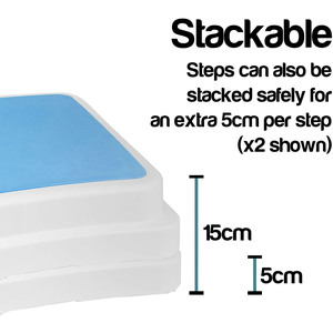 TekBox Stackable Bathroom Steps - Set of 2