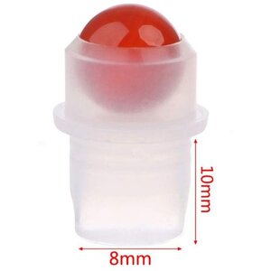 Red Jasper Gemstone Roller Tip for 5ml Essential Oil Bottles