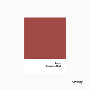 Hemway Chalk Paint Flat Matt Florentine Red 1L