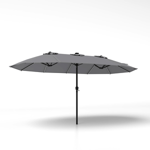 Double Sided Outdoor Parasol Market Umbrella