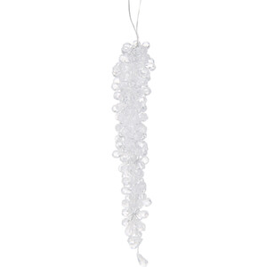 Large Crystal Icicle Decoration