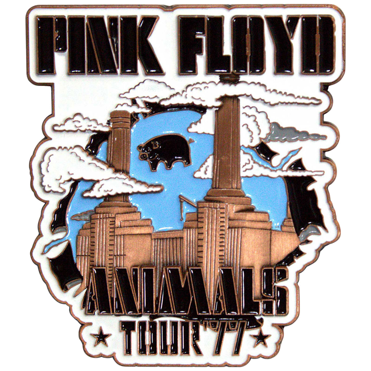 Pink Floyd Animals Tour 77 Fridge Magnet - Multicoloured