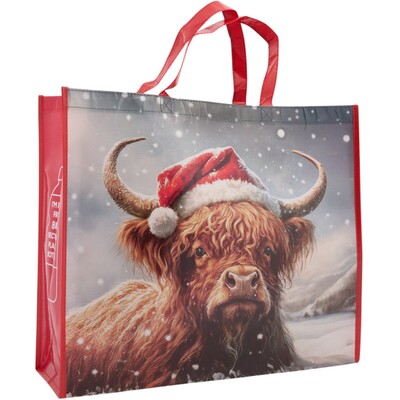 Large Highland Cow Shopper Bag