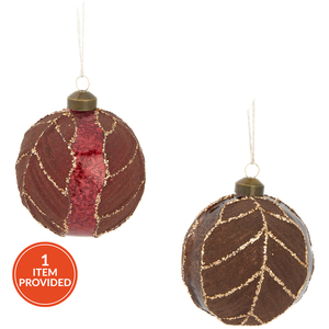 Antique Leaf Bauble
