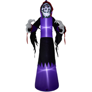 Lifeideas 11FT Halloween Light Up Inflatable Grim Reaper