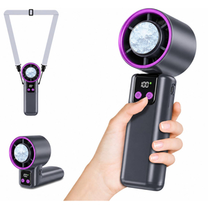 Ice Cooling Handheld Fan 2000mAh 5W 199 Speed USB-C Rechargeable