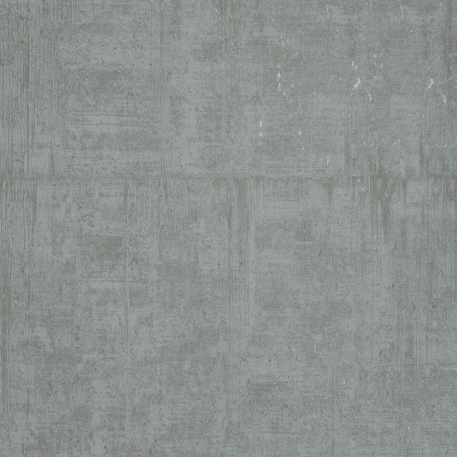 B&Q -  Sample Of Palermo Wallpaper In Silver Metallic On Grey - Image 2
