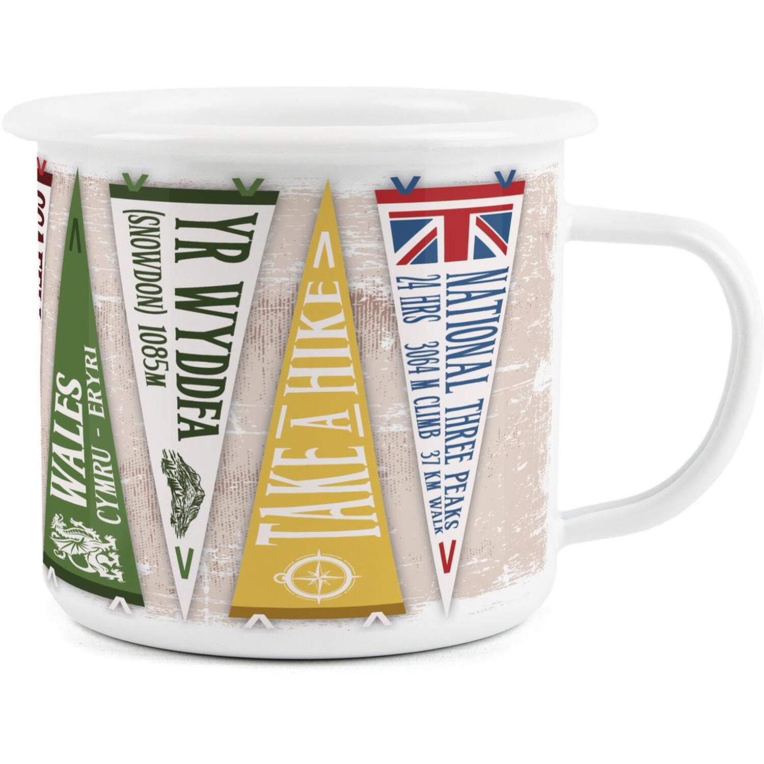 Image of National Three Peaks Flags Enamel Mug&hellip;