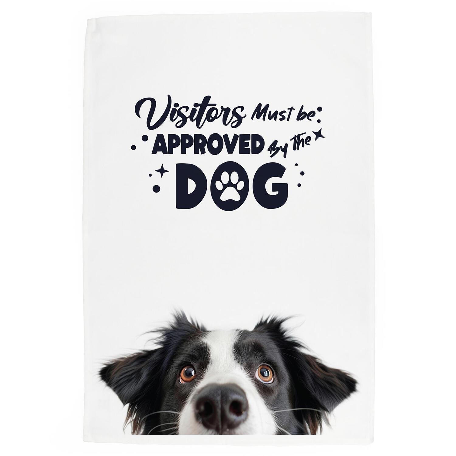 Novelty Dog Tea Towel - Border Collie Kitchen Dish Towel/Drying Cloth Gift - Image 3