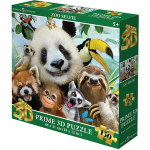 Prime 3D Bush Babies Selfie 150 Piece Jigsaw Puzzle