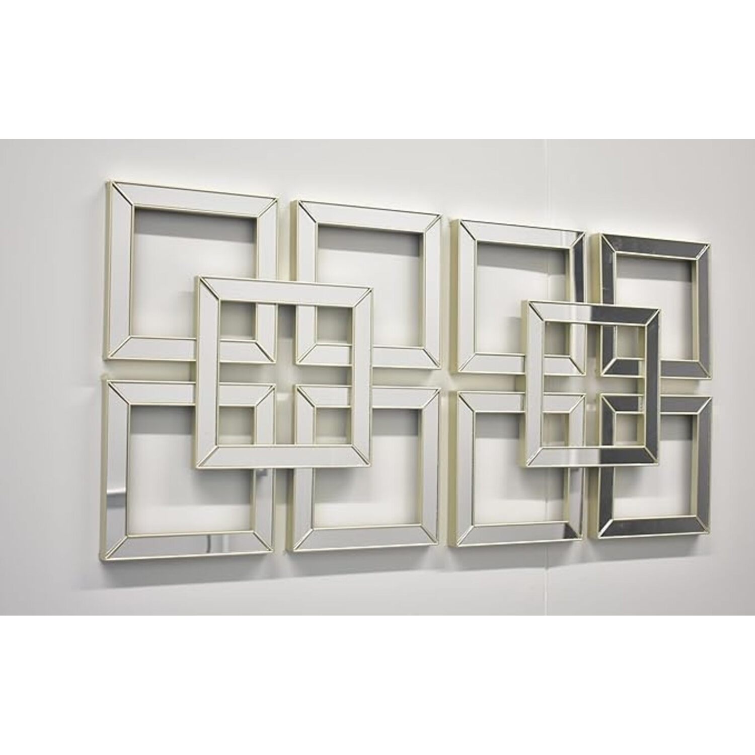 Deenz Gold Art Deco Mirrored Wall Art 40Cm - Golden / 0.5Kg - Image 2