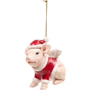 Christmas Flying Pig Decoration