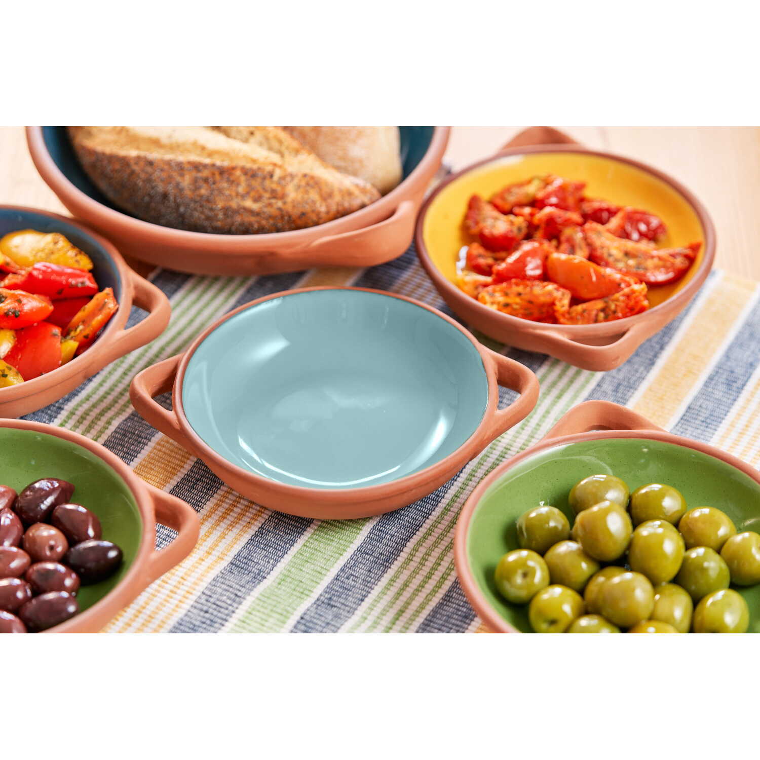 Image of Dexam Sintra Small Glazed Terracotta Tapas&hellip;