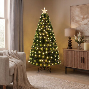 6ft Wireless Musical Fibre Optic Christmas Tree