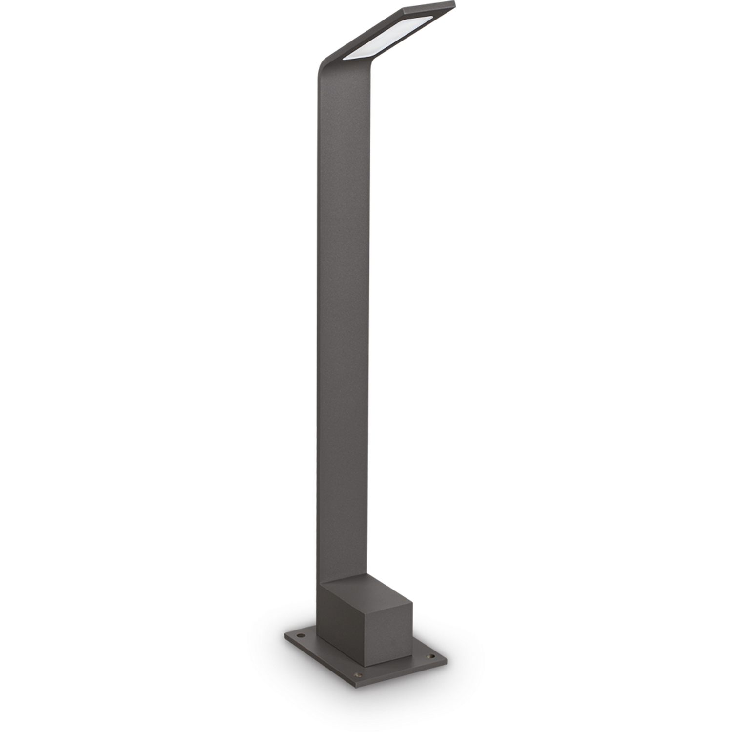 Ideal Lux Lighting Agos Bollard Light Black - Black