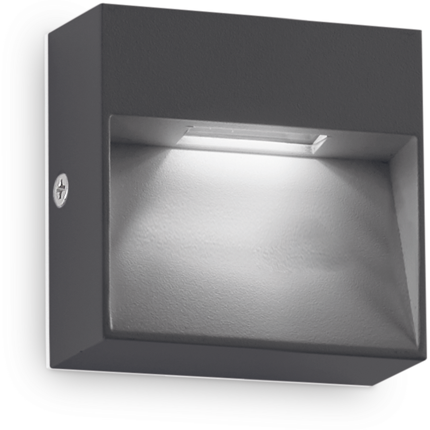 Ideal Lux Led Outdoor Wall Light Dedra, Anthracite, 10 X 10 Cm - Image 2