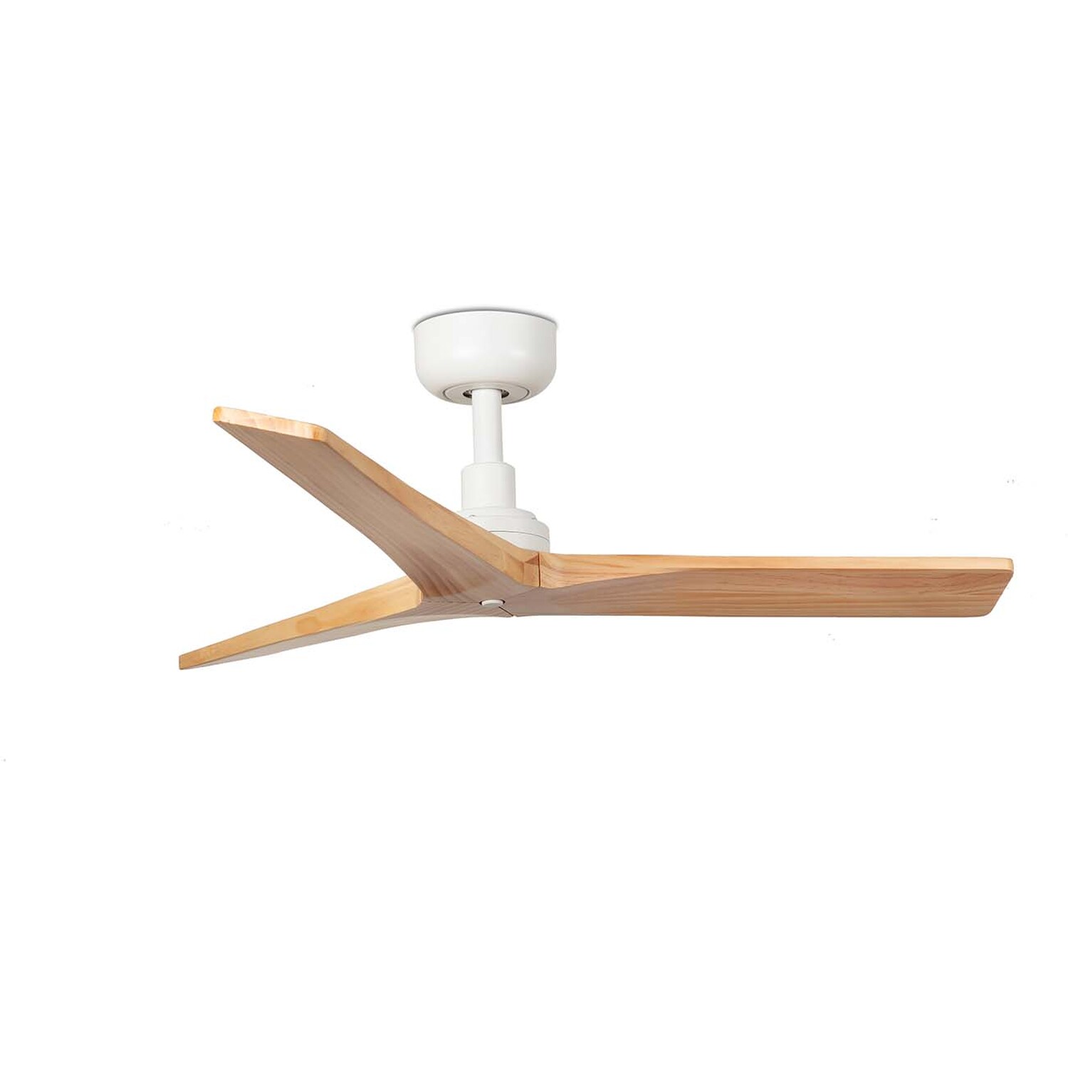 Klim Small Ceiling Fan White, Pine Blades - Image 2