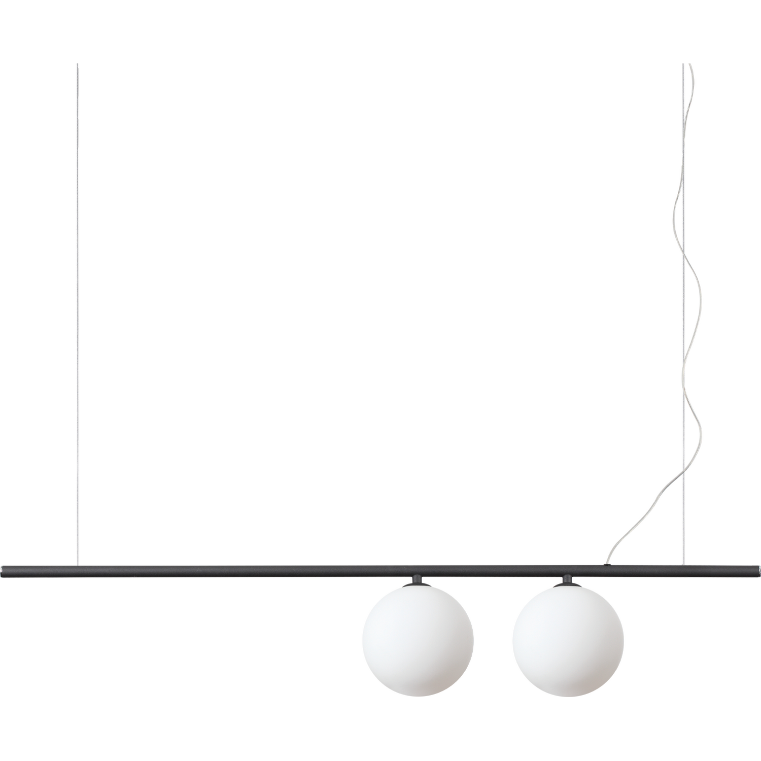 Ideal Lux Lighting Perline Pendant Light Black - Black