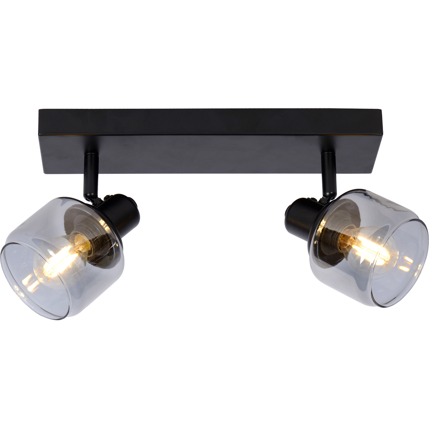 Bjorn Classic Twin Ceiling Spotlight - 2xE14 - Black - Image 4