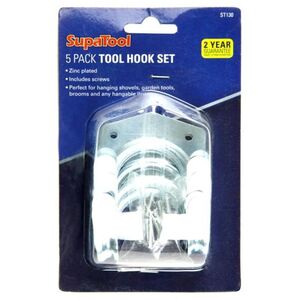 SupaTool Tool Hook Set (Pack Of 5)