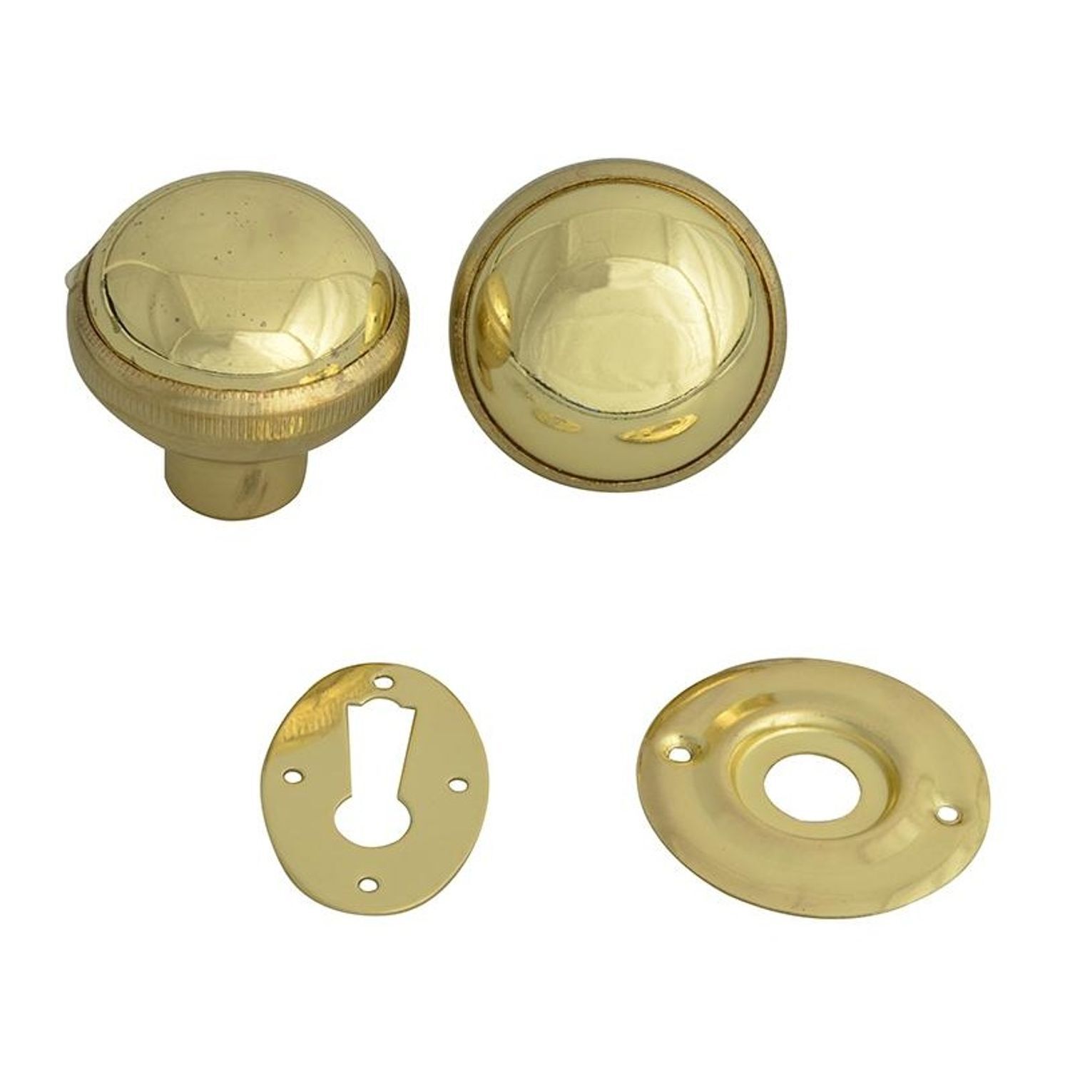Yale Locks P405 Rim Knob B - Polished Brass