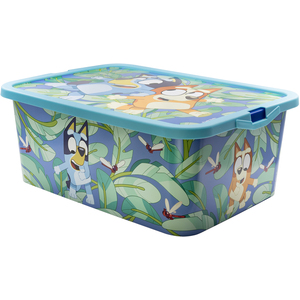 Bluey Storage Click Box, 13L, Blue