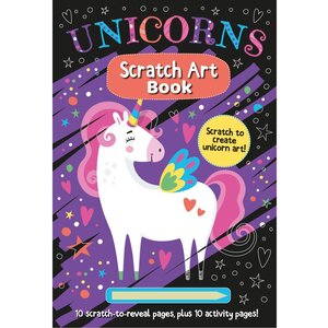 Unicorns Scratch Art Book Paper