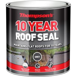 Ronseal Thompson's 10 Year Roof Seal, 1 litre, Grey.