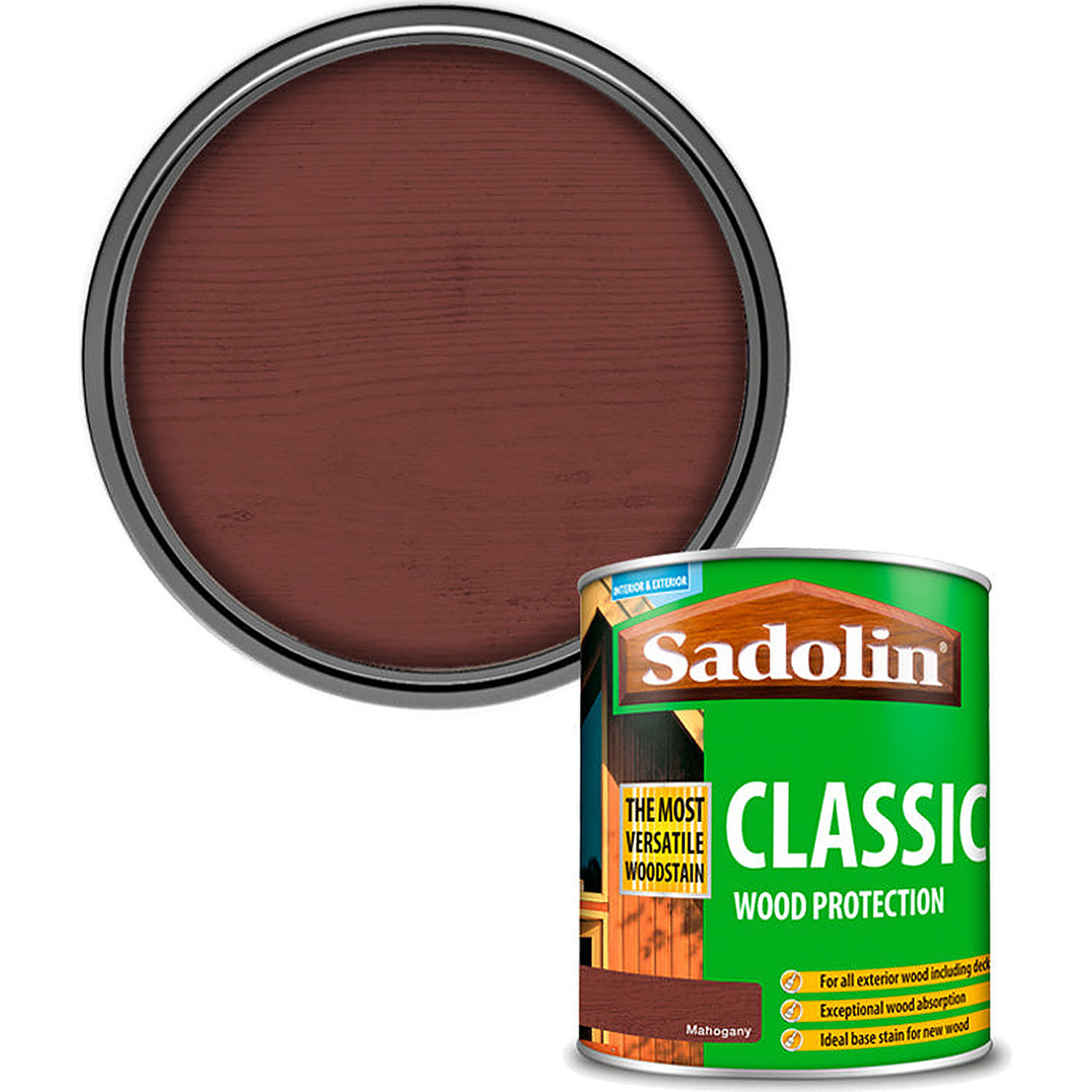Sadolin Classic Matt Mahogany All Purpose Woodstain 1L - Image 11