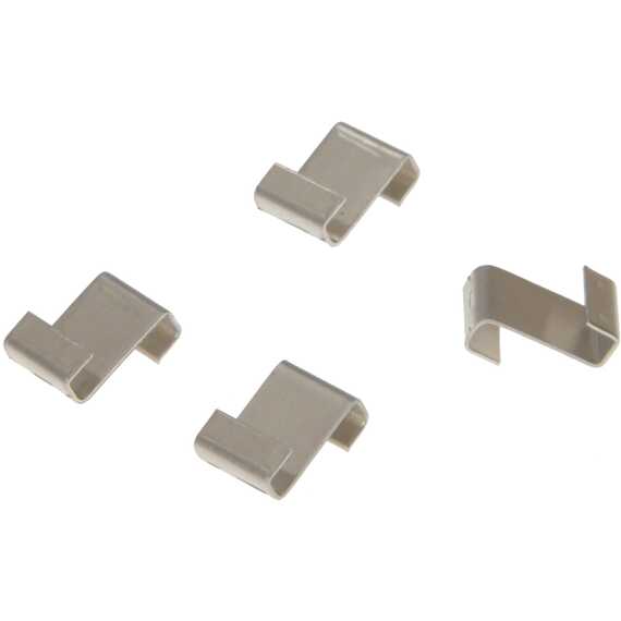 ALM Manufacturing Z Lap Clips Pack of 50, 10mm lap, Model GH002.