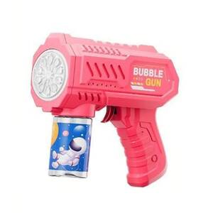 Bubble Machine LED Gun for Kids 10 Hole Automatic Bubble Makers