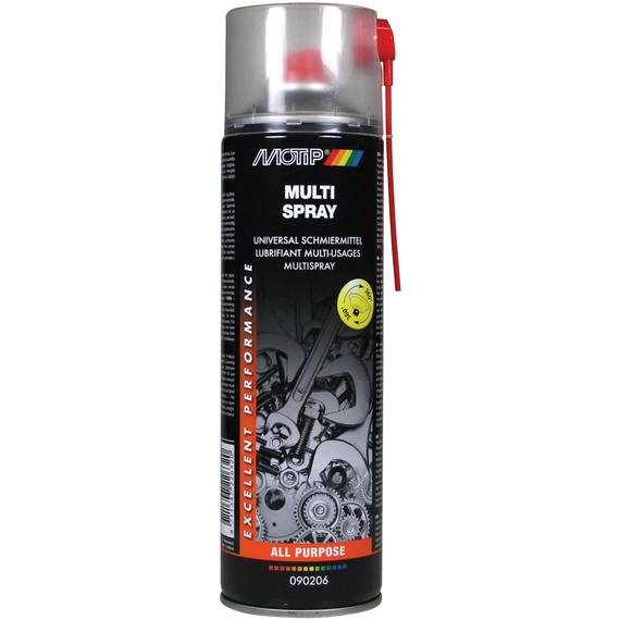 MOTIP Pro Multi Spray 500 ml multipurpose lubricant and rust protector.