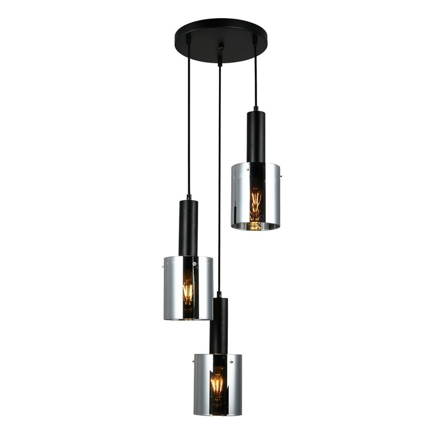 Italux Lighting Modern Pendant Light Black F - Black