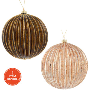 Large Mottled Glass Bauble