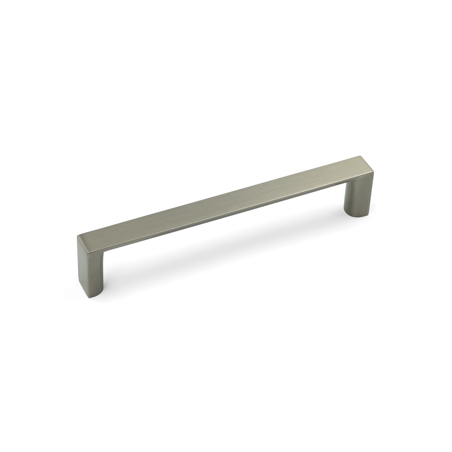 - 128mm Brushed Nickel Square D Handle Bedroom Bathroom Drawer Door Wardrobe Furniture Silver Grey - Image 3