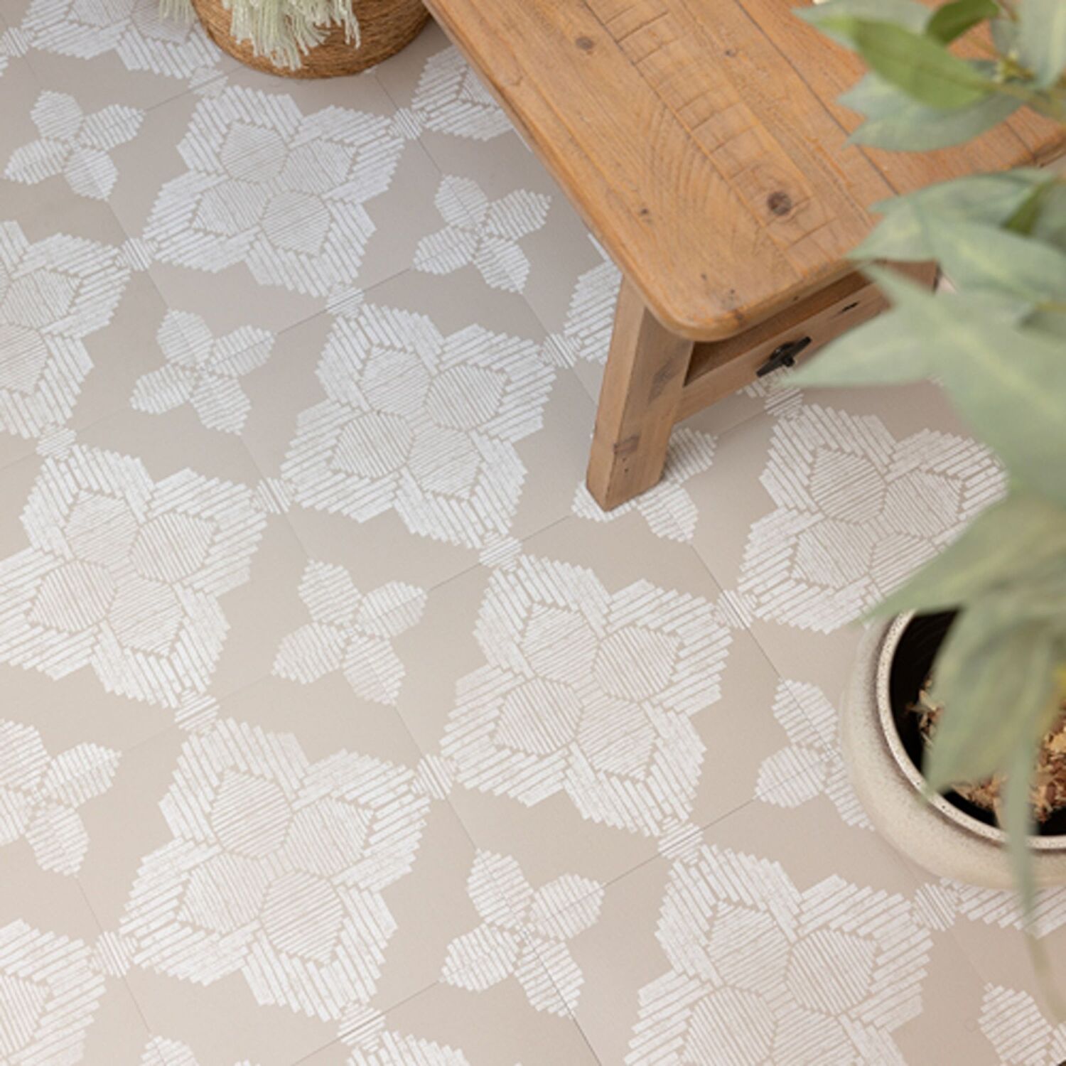 B&Q - Floor Pops Sullivan 30.48 X 30.48Cm Self-Adhesive Vinyl Floor Tiles Pack 10 (0.93Sqm) - Image 2
