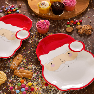 OHS 2 Pack Santa Dip Plate