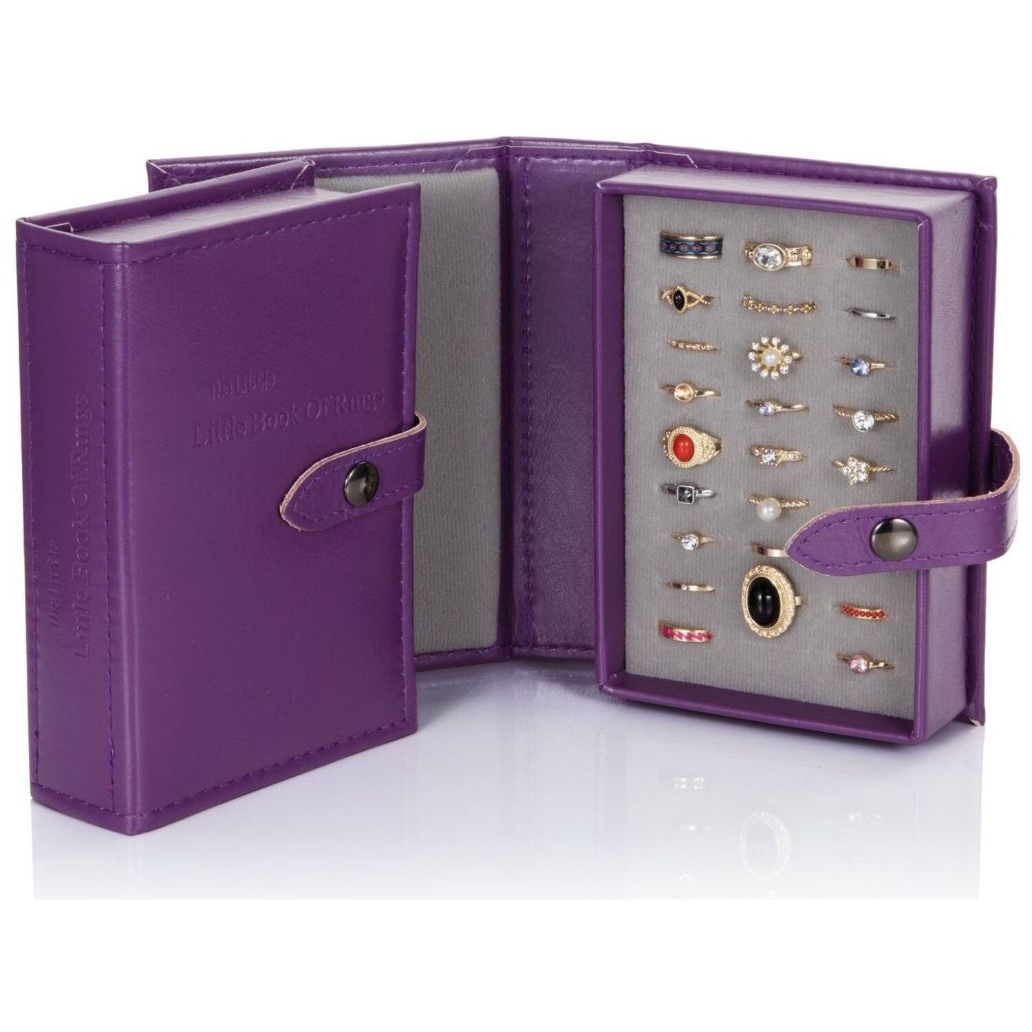 Little Little Book Of Rings Storage - Small Purple - Image 4